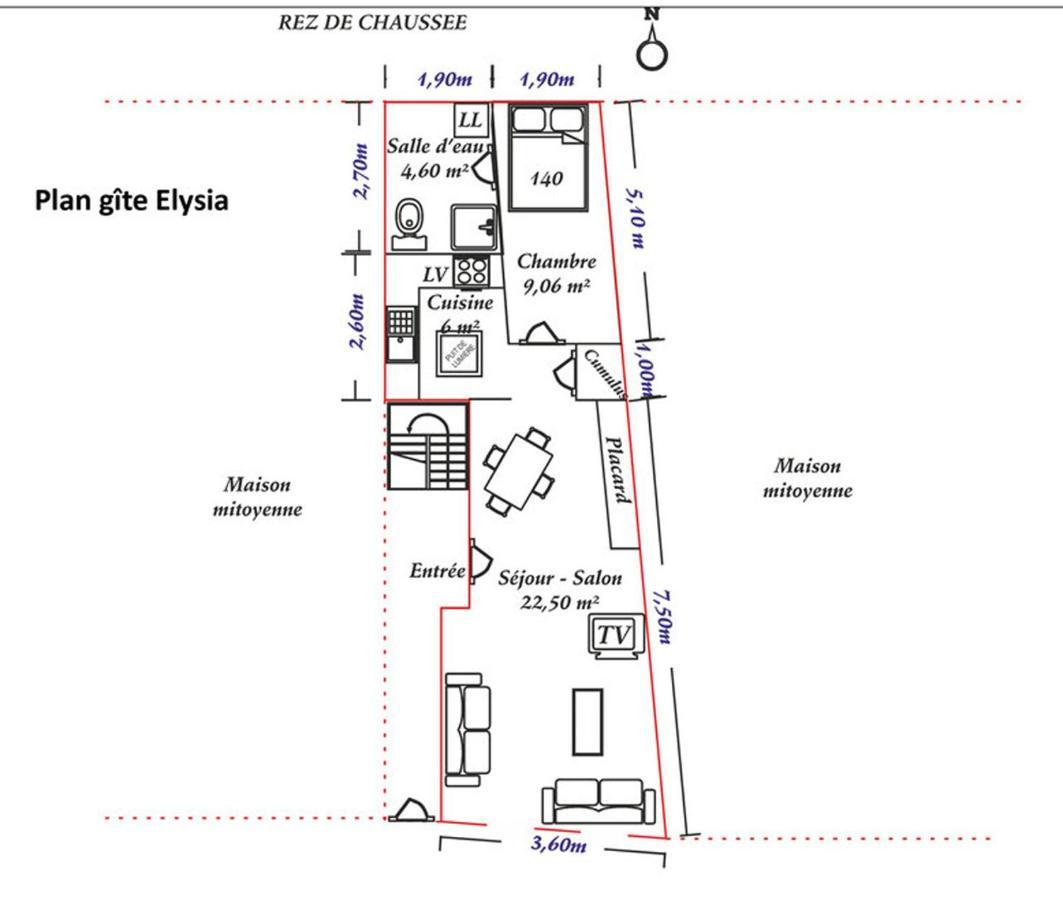 Gites Olivia Et Elysia 100M A Pied De La Plage Fécamp Kültér fotó